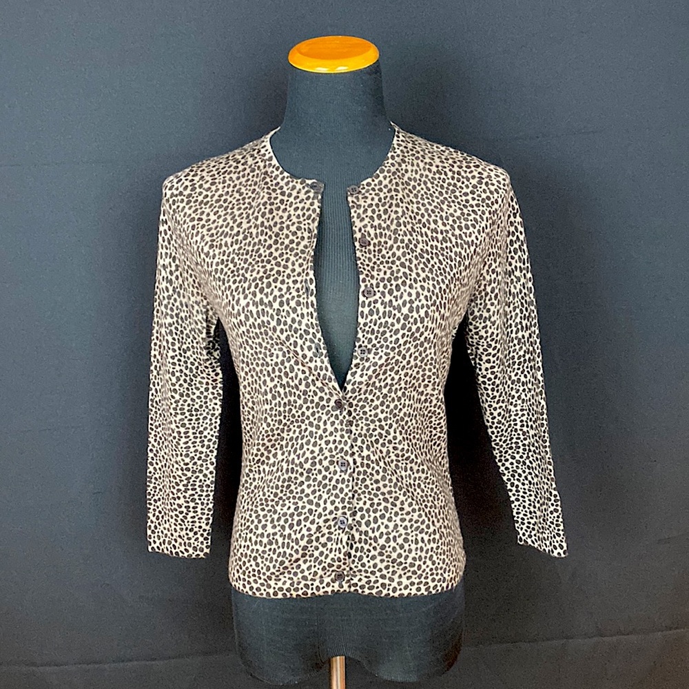 Garnet Hill Merino Wool Cardigan XS